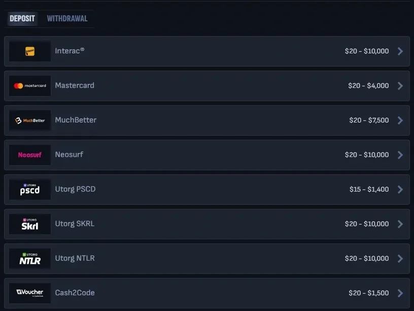 Comment déposer de l'argent
